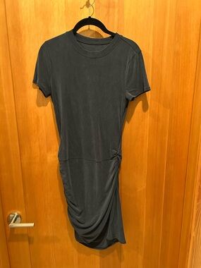 lululemon athletica Short Sleeve Ruched Midi Dress - Charcoal